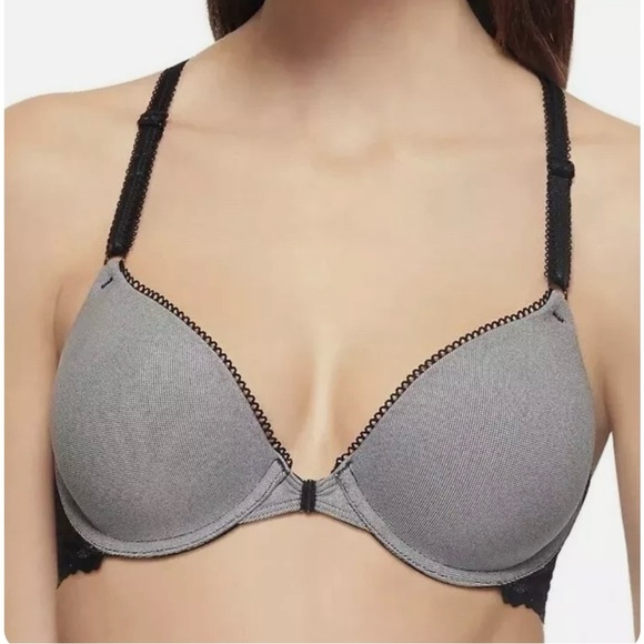 B.TEMPT'D BY WACOAL Blackened Pearl b.charming Bra Sz 36DDD -953332 - Picture 7 of 11